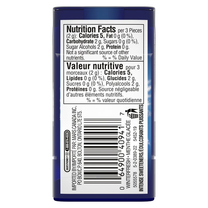 Excel Winterfresh Mints, 8 × 34 g