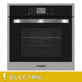 Hamilton Beach 24 in. 3.0 cu ft. Stainless Steel Electric Single Wall Oven