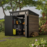 Keter DecoCoat 7 ft. x 7 ft. Shed