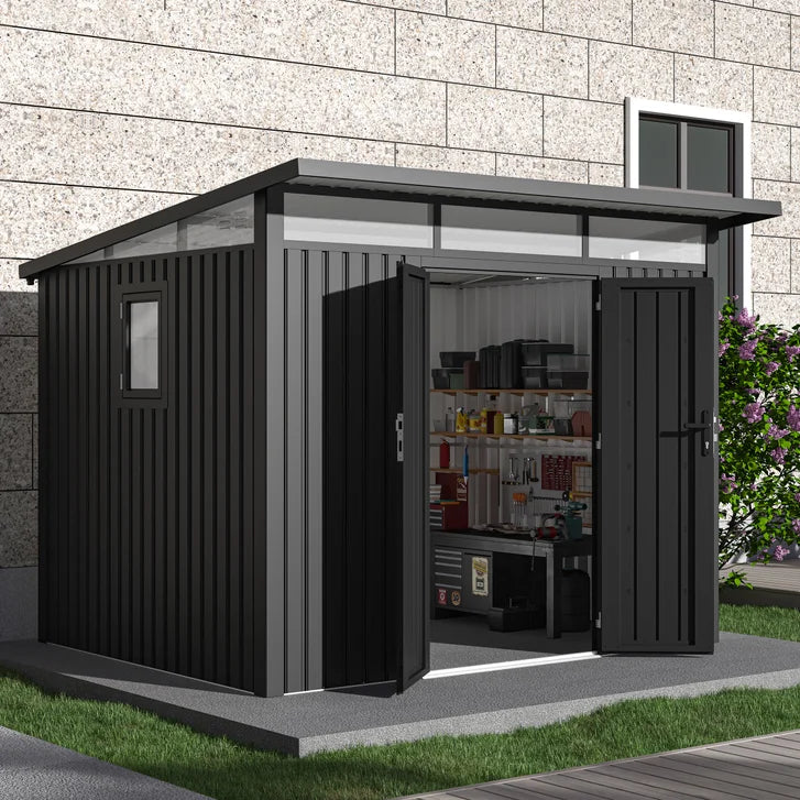 Arvada Metal Sheds - Dark Grey