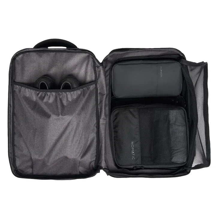 Nomatic Essential Travel Backpack, 20L-30L, Black