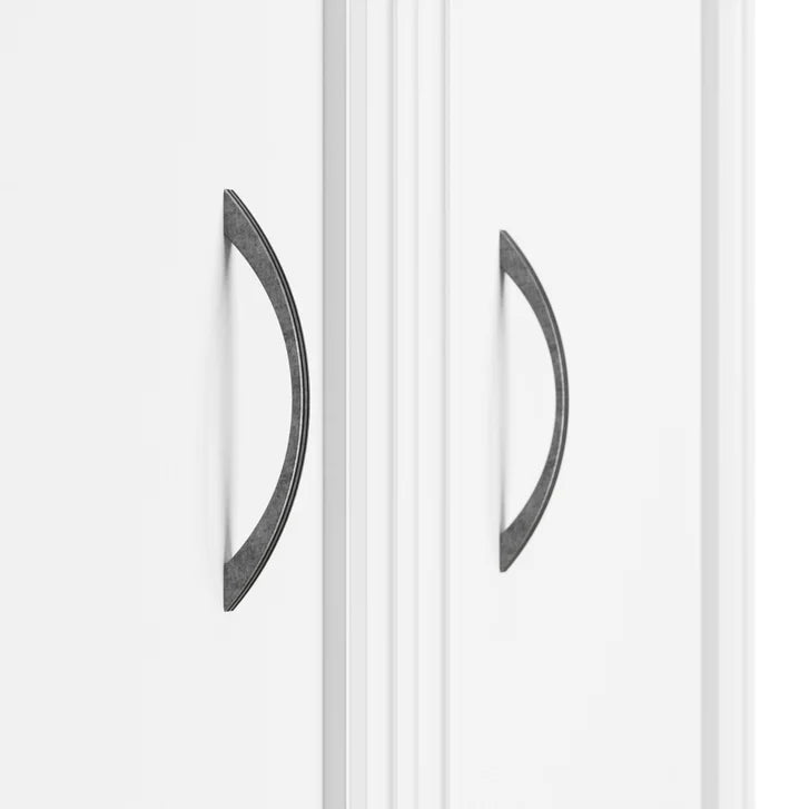 Bestar Evolution 2-piece Double Wall Bed Set, White