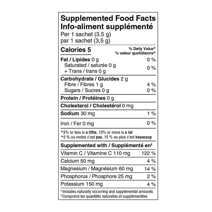 Organika Electrolytes Lemon Iced Tea Sachets, 3.5g x 45