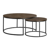 Bayside Furnishings 2-piece Nesting Table Set, 96.5 cm (38 in.) and 58.4 cm (23 in.)