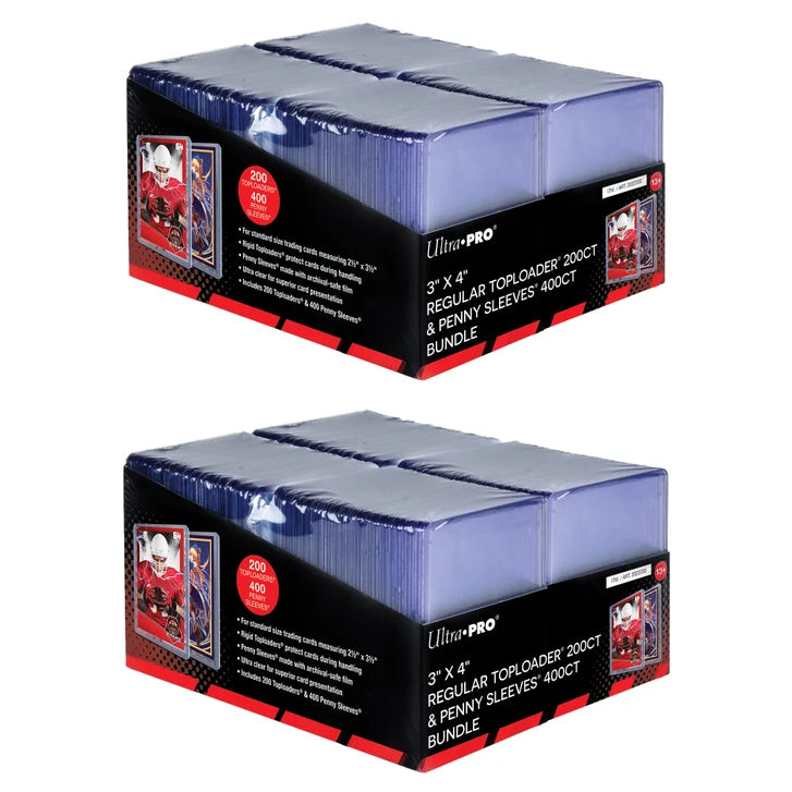 Ultra PRO 400CT TOPLOADER and 800CT PENNY SLEEVES Bundle