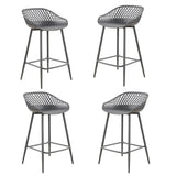Patioflare Plus Collection Outdoor Barstools 4-pack