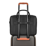 Champs Onyx Collection Leather Briefcase 12 L