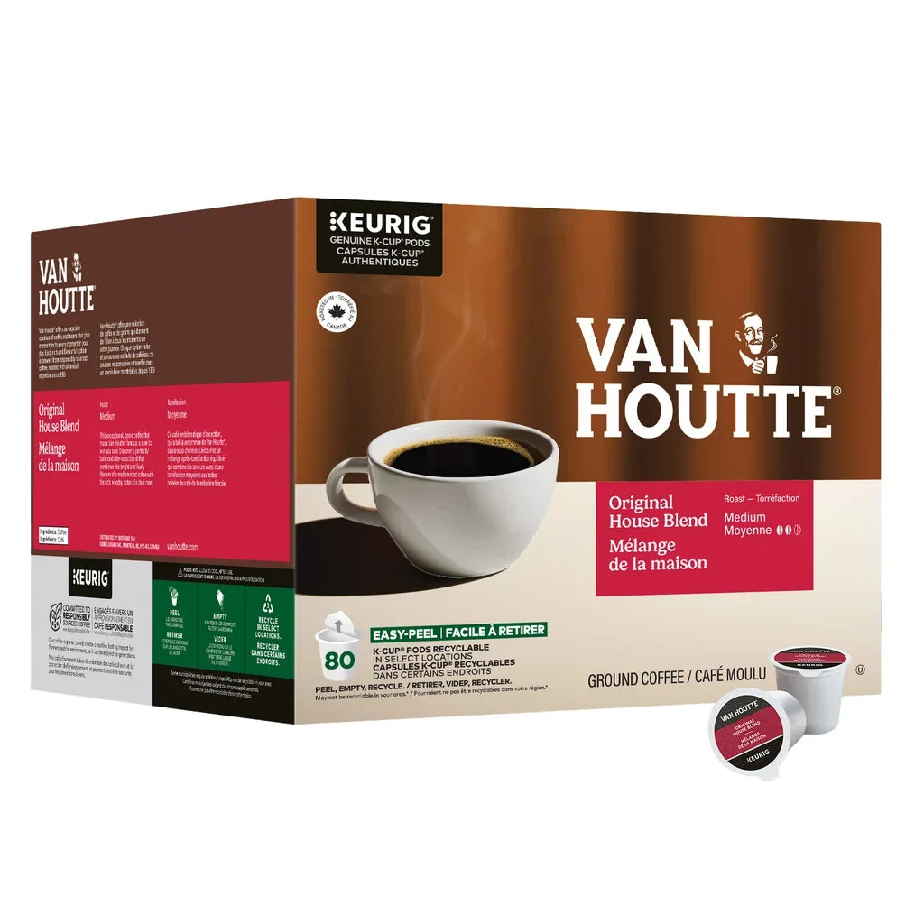 Van Houtte Original House Blend Coffee K-Cups, 80-count