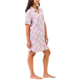 Martha Stewart Women's Notch Collar Nightshirt, 2-pack