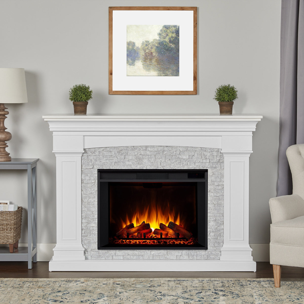 Real Flame Deland Grand Electric Fireplace