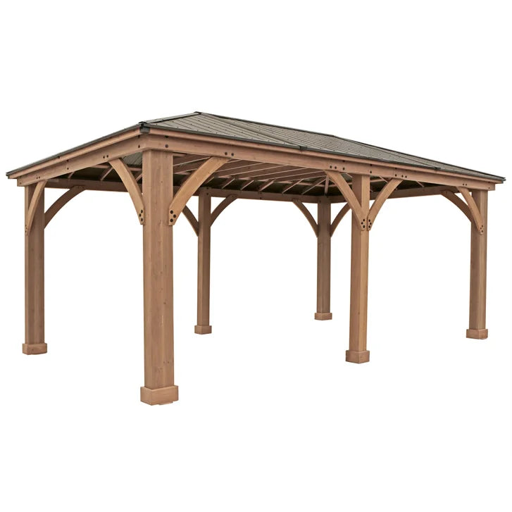 Yardistry Gazebo 12 ft. × 20 ft. with Aluminium Roof