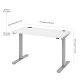 Bestar Upstand 61 cm x 122 cm (24 in. x 48 in.) Height Adjustable Desk