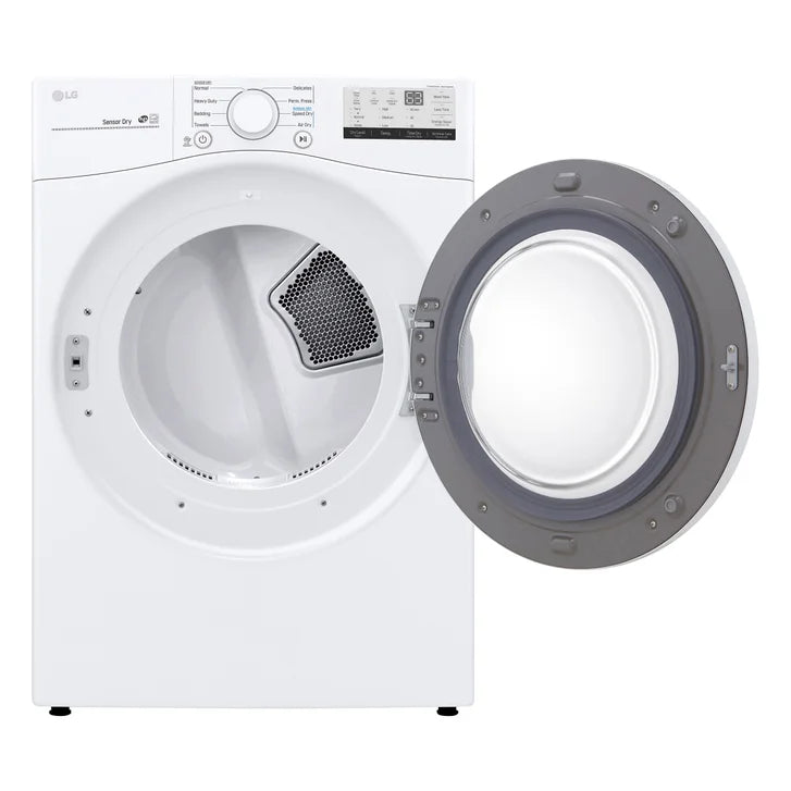 LG Laundry Bundle 5.2 cu ft. Front Load Washer and 7.4 cu ft. Electric Dryer with Stacking Kit