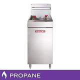 Vulcan 30 in. 40 lb. Commercial Stainless Steel Propane Fryer