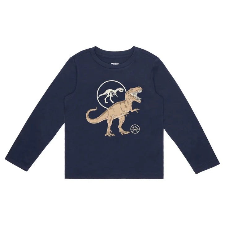 Pekkle Boys' and Girls' Micro Polar Long Sleeve Fleece Shirt and Tee, 2-piece