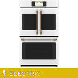 Café 30 in. 10 cu ft. Electric French-Door Double Wall Oven with True European Convection