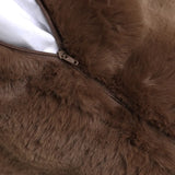 Oasis Home by Nemcor Luxe Faux Fur Decorative Pillow, 2-pack