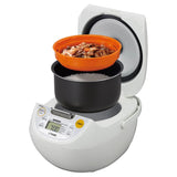Tiger 5.5 cup (Uncooked) Rice Cooker with Multi-Function 1.7 mm Thick Non-Stick Inner Pot