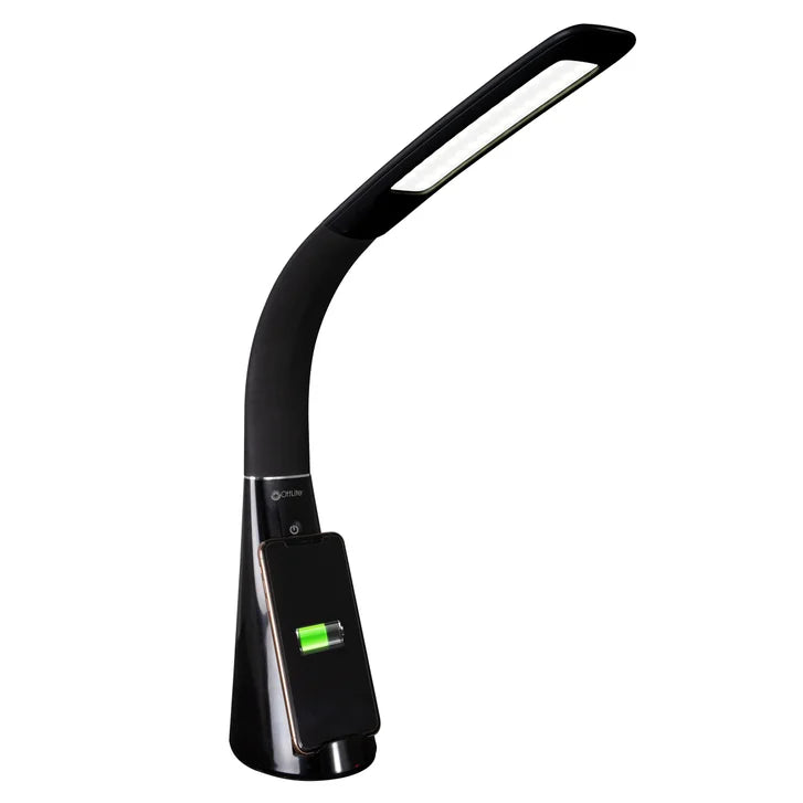 OttLite Wireless Charging LED Lamp with Phone Stand