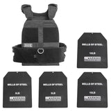 Bells of Steel Weighted Vest with 30 lb Plate Set