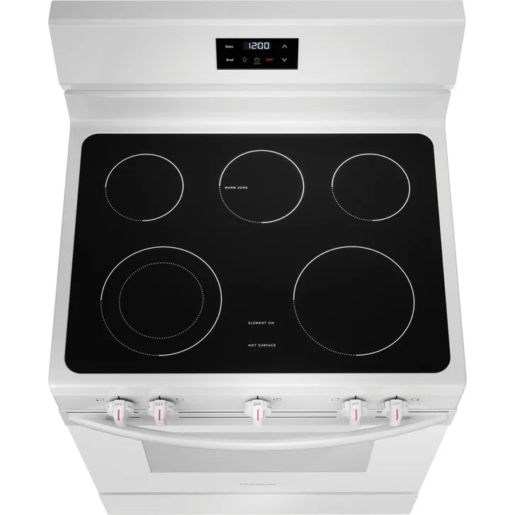 Frigidaire 30 in 5.3 cu ft. Electric 5-Burner Range with Even Baking Technology