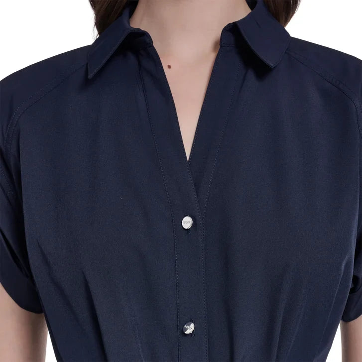 DKNY Women's Belted Shirt Dress