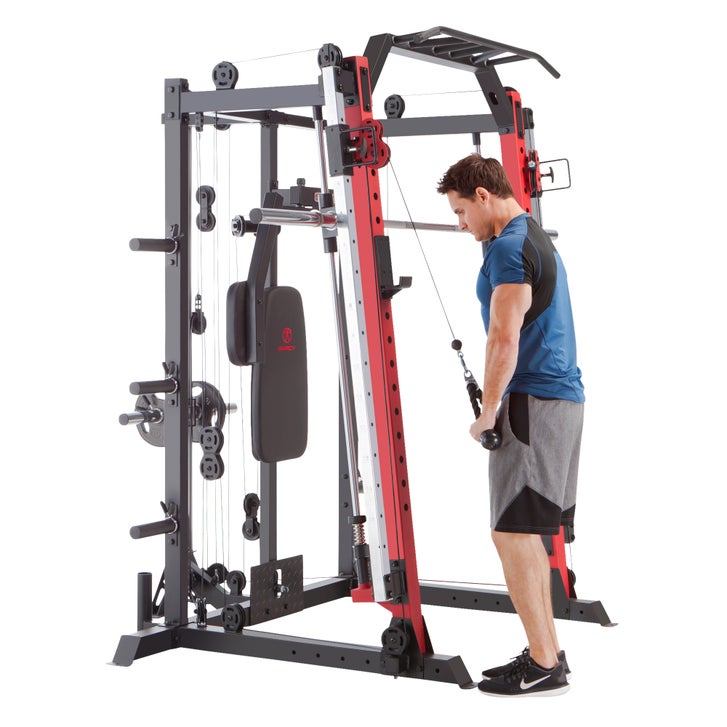 Marcy Smith Machine / Cage System with Pull-Up Bar and Landmine Station