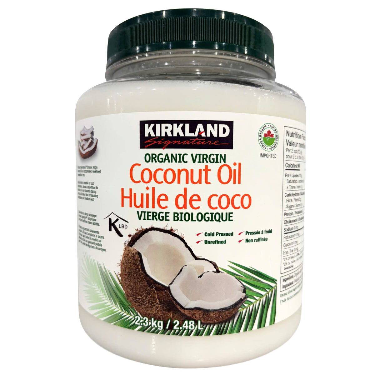 Kirkland Signature Organic Virgin Coconut Oil, 2.3 kg