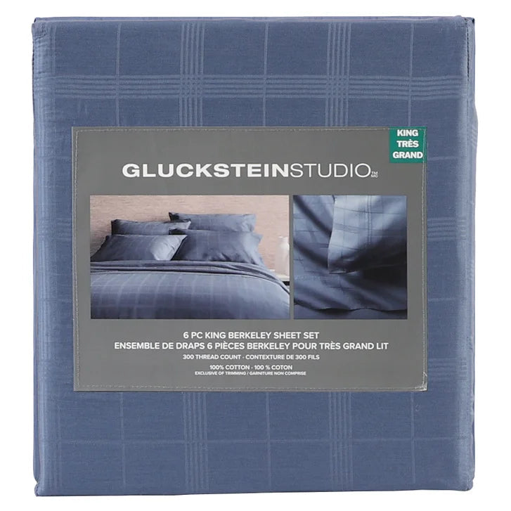 GlucksteinStudio Berkeley Sheet Set, 6-piece