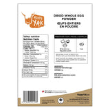 Happy Yak Dried Whole Egg Powder, 1 kg