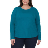 Kirkland Signature Women's Long Sleeve Slub Tee