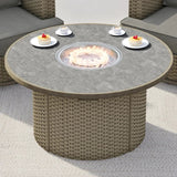Niko Heritage 5-piece Patio Conversation Set with Fire Table