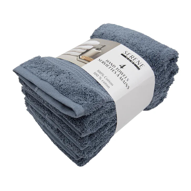 Serene Home Collection Hand Towel, 4-pack