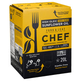 Fork & Leaf High Oleic 100% Pure Sunflower Oil, 20 L