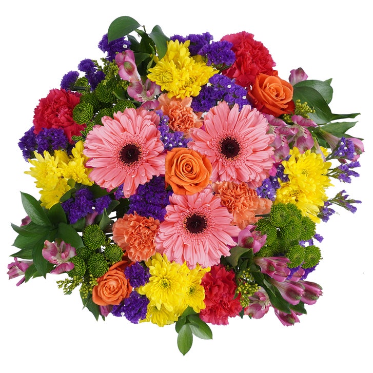 Carnival Bouquet with Vase