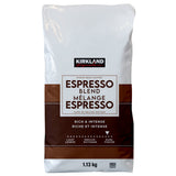 Kirkland Signature Whole Bean Coffee Espresso Blend, 1.13 kg