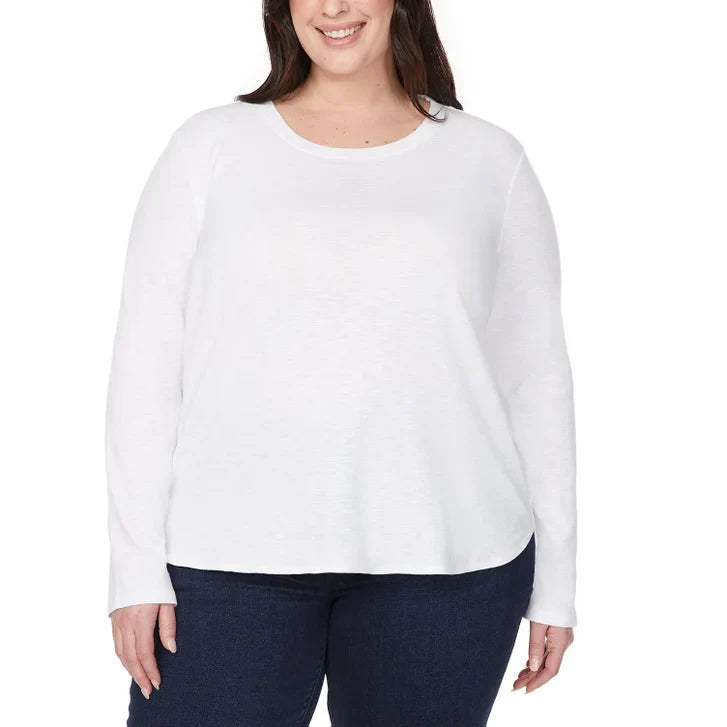 Kirkland Signature Women's Long Sleeve Slub Tee