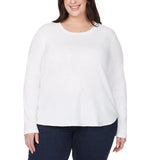 Kirkland Signature Women's Long Sleeve Slub Tee