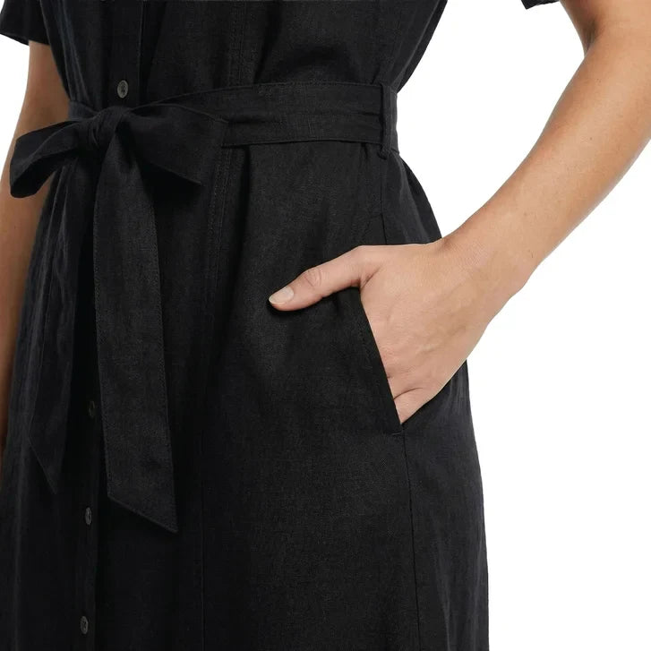 Simon Chang Women's Belted Midi Dress