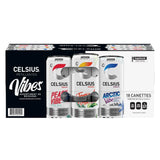 Celsius Vibes Energy Drink Variety Pack, 355 mL 18-pack