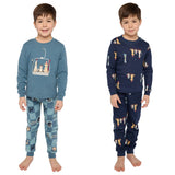 Pekkle Kids Organic Cotton 4-piece Pajama Set