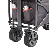 Mac Sports Deluxe Push Pull Folding Wagon with Brakes
