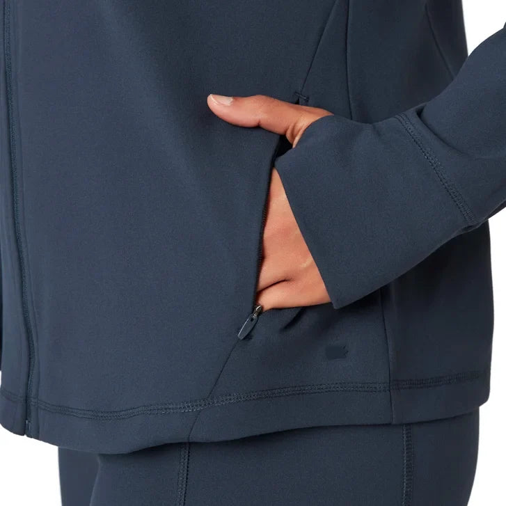 Mondetta Women’s Peached Interlock Yoga Jacket