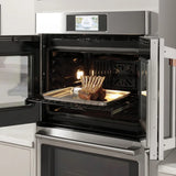 Café 30 in. 10 cu ft. Electric French-Door Double Wall Oven with True European Convection