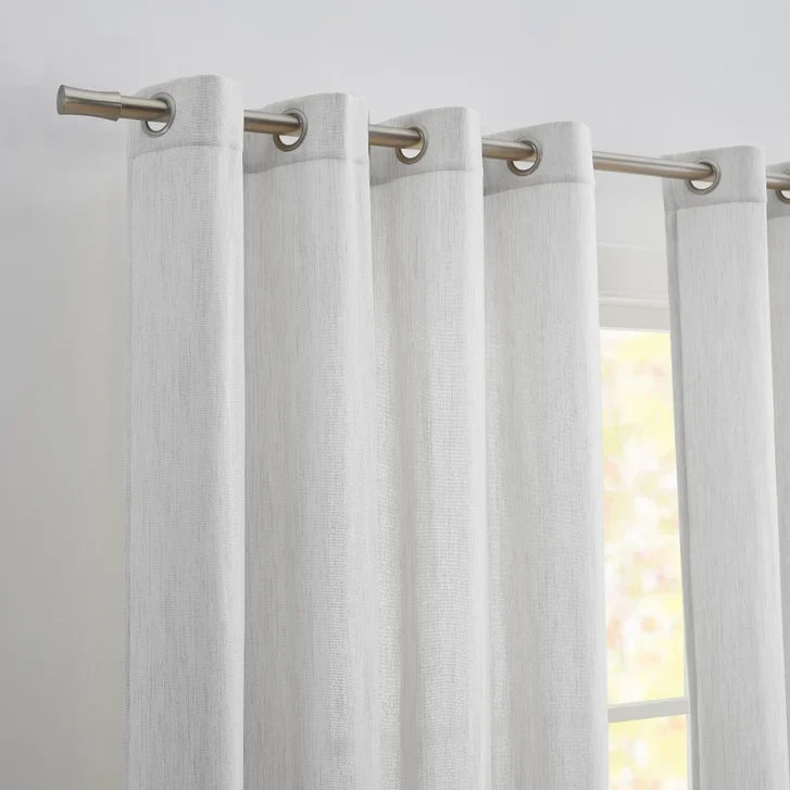 Bon Luxe Hogan Collection Light Filtering Curtain Panel, 2-panel
