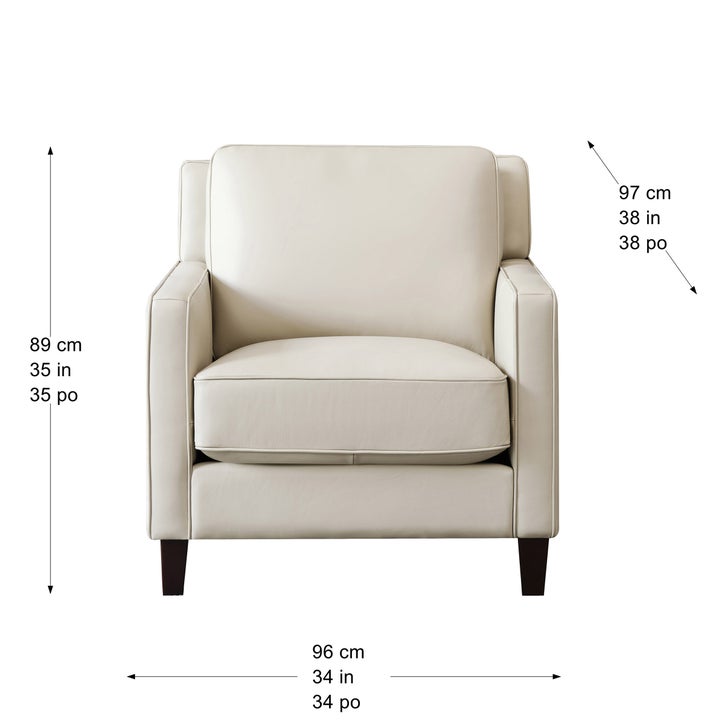 Prospera Home West Park Top Grain Leather Sofa, Loveseat and Chair