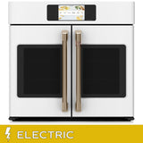 Café 30 in. 5.0 cu. ft. Electric French-Door Single Wall Oven with True European Convection