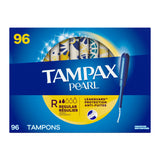 Tampax Pearl Regular Tampons, 96-count