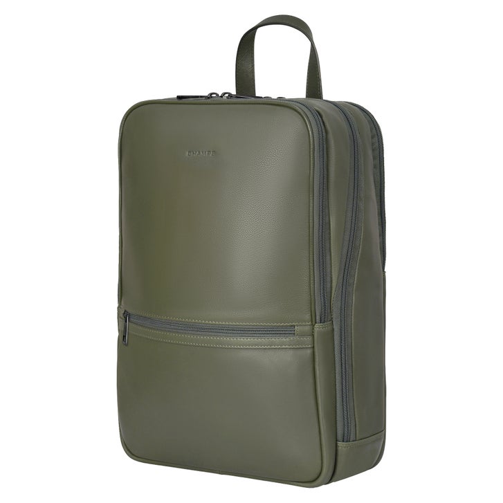 Champs Onyx Collection Classic Leather Backpack, 15 L