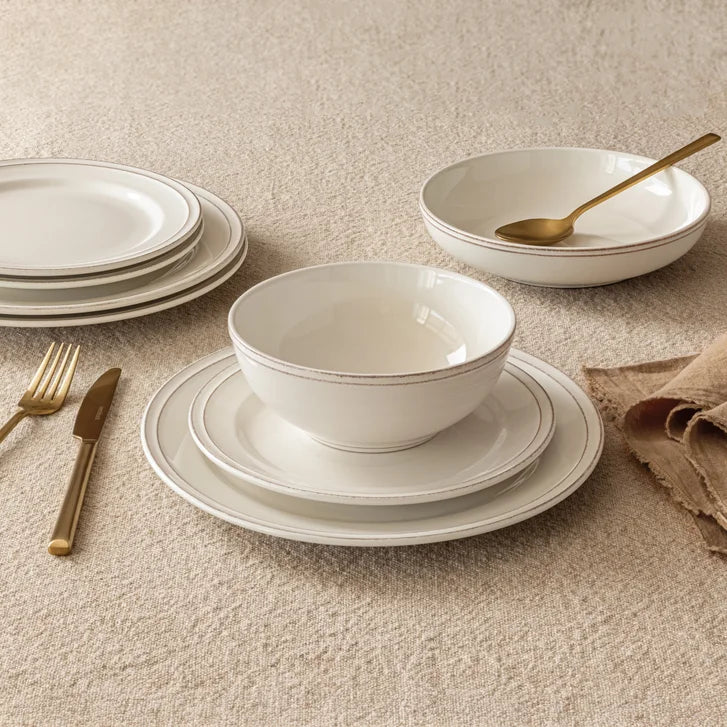 over&back Stoneware Dinnerware Set, 16-pieces